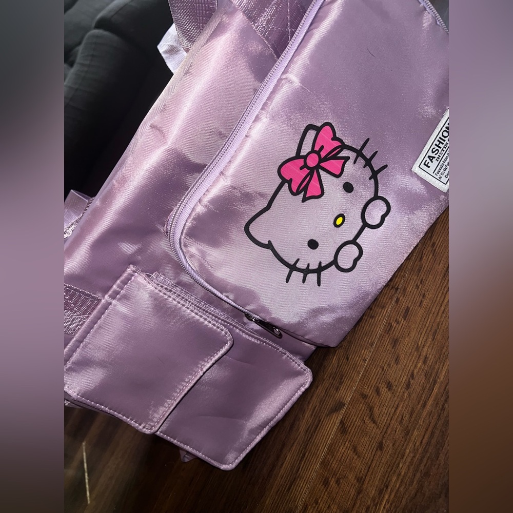 New purple Hello Kitty duffel bag